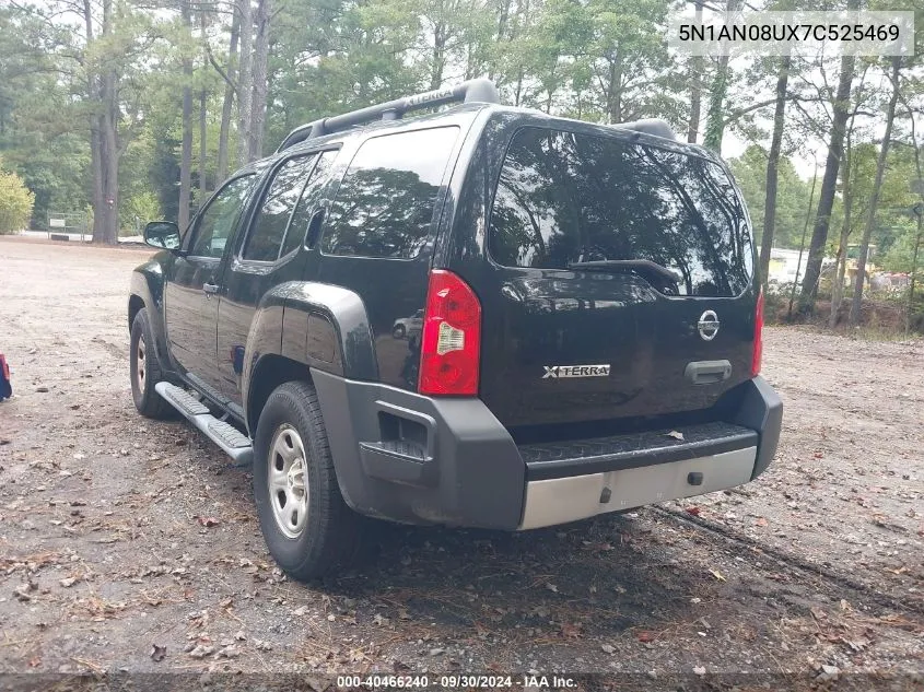 2007 Nissan Xterra X VIN: 5N1AN08UX7C525469 Lot: 40466240