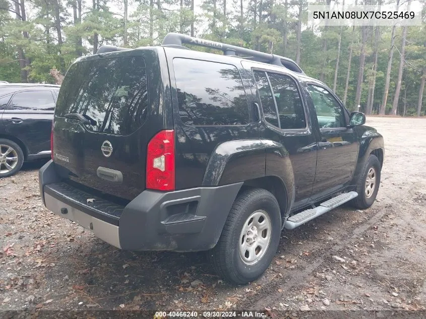 2007 Nissan Xterra X VIN: 5N1AN08UX7C525469 Lot: 40466240