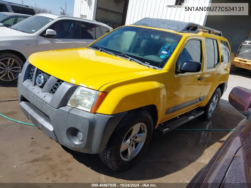 2007 Nissan Xterra Se VIN: 5N1AN08U77C534131 Lot: 40467026