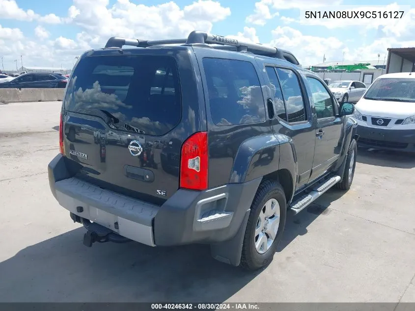 2009 Nissan Xterra Se VIN: 5N1AN08UX9C516127 Lot: 40246342