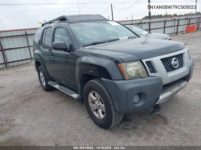 2009 Nissan Xterra S VIN: 5N1AN08W79C505023 Lot: 40618828