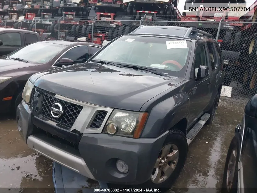 2009 Nissan Xterra S VIN: 5N1AN08UX9C507704 Lot: 40705332