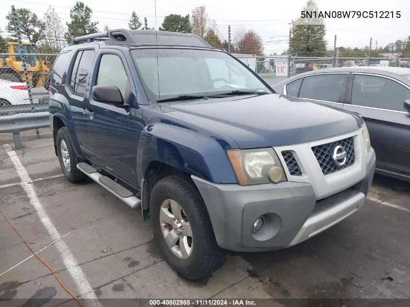 2009 Nissan Xterra S VIN: 5N1AN08W79C512215 Lot: 40802985