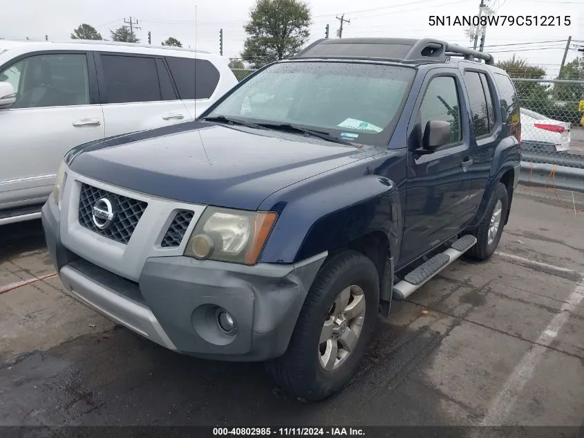 2009 Nissan Xterra S VIN: 5N1AN08W79C512215 Lot: 40802985