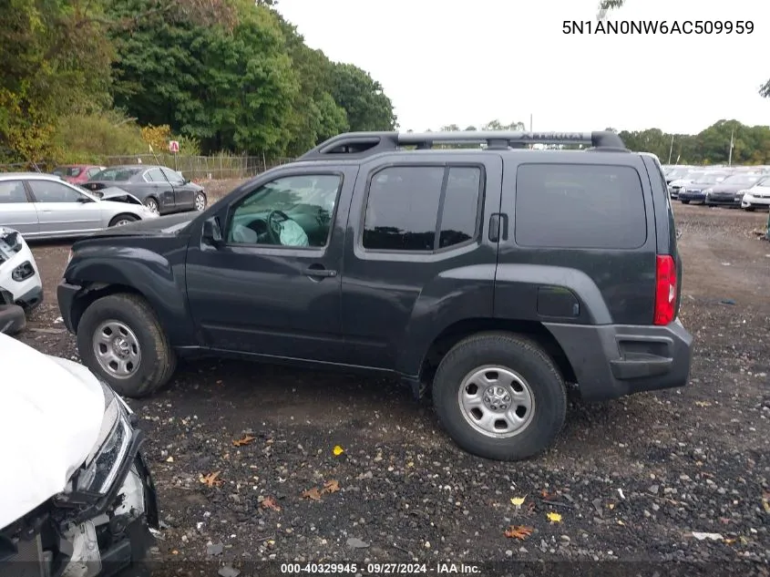 5N1AN0NW6AC509959 2010 Nissan Xterra X