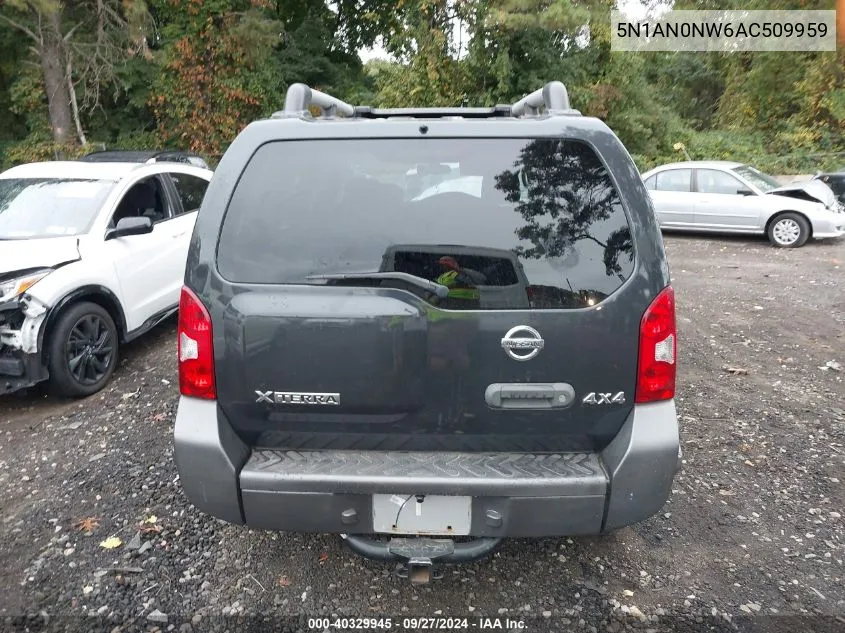 5N1AN0NW6AC509959 2010 Nissan Xterra X