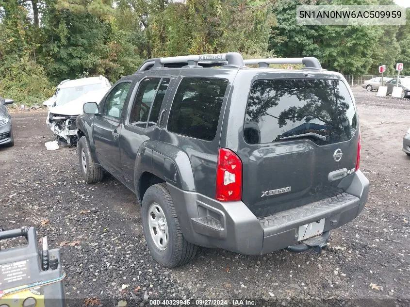 5N1AN0NW6AC509959 2010 Nissan Xterra X