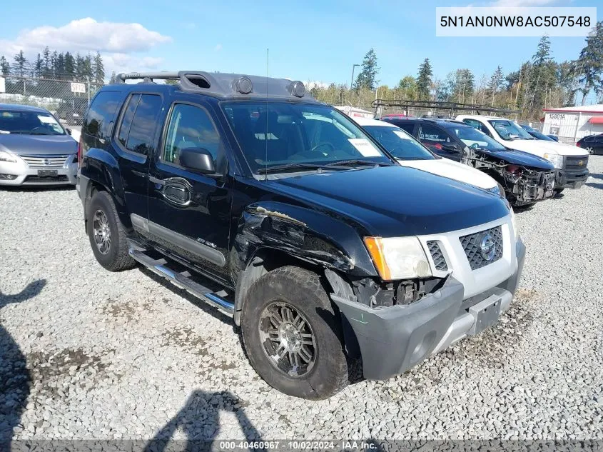 2010 Nissan Xterra Off Road VIN: 5N1AN0NW8AC507548 Lot: 40460967