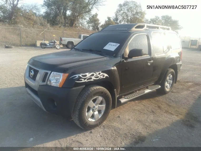 2010 Nissan Xterra Off Road/S/Se VIN: 5N1AN0NW8AC507727 Lot: 40563030