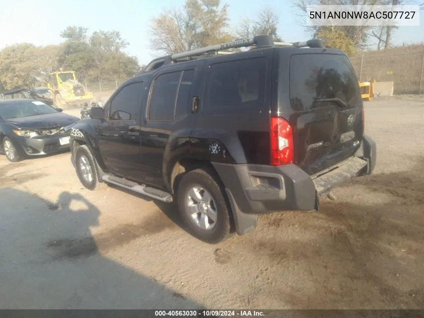 2010 Nissan Xterra Off Road/S/Se VIN: 5N1AN0NW8AC507727 Lot: 40563030