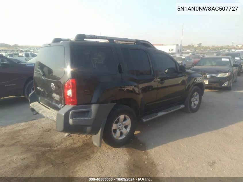 2010 Nissan Xterra Off Road/S/Se VIN: 5N1AN0NW8AC507727 Lot: 40563030