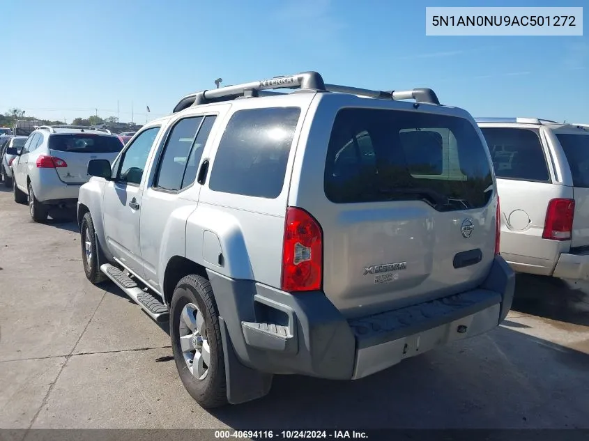 2010 Nissan Xterra S VIN: 5N1AN0NU9AC501272 Lot: 40694116