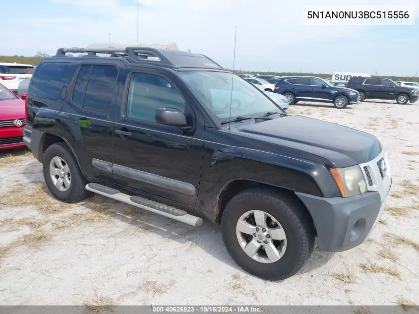 2011 Nissan Xterra S VIN: 5N1AN0NU3BC515556 Lot: 40626823