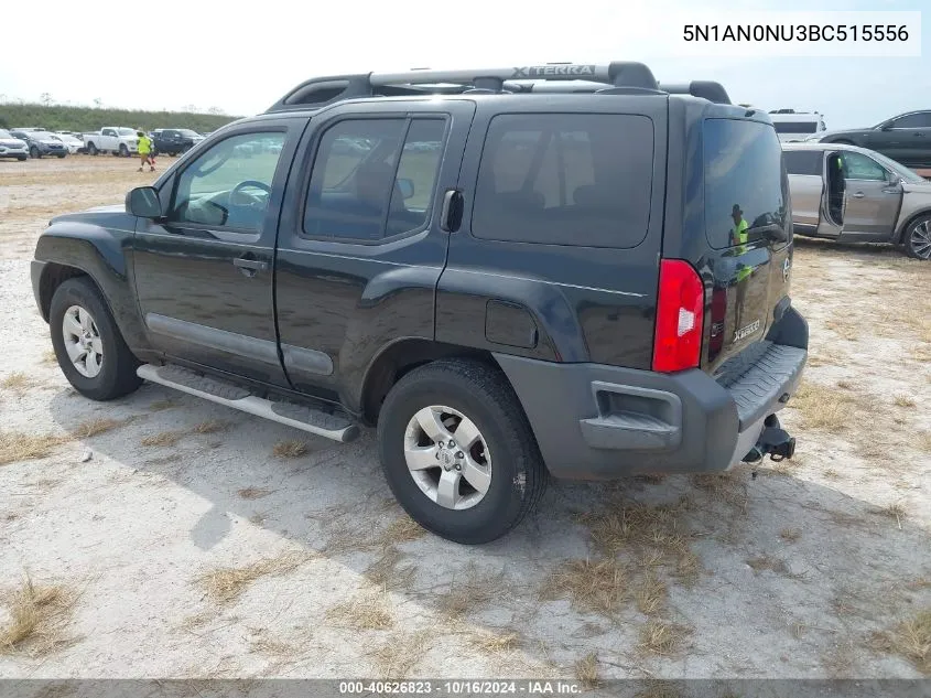 2011 Nissan Xterra S VIN: 5N1AN0NU3BC515556 Lot: 40626823