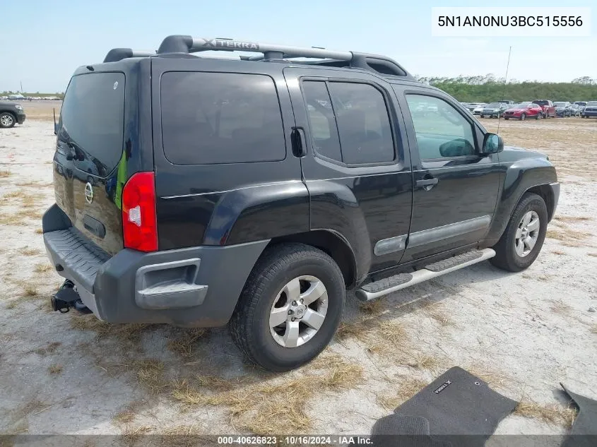 2011 Nissan Xterra S VIN: 5N1AN0NU3BC515556 Lot: 40626823