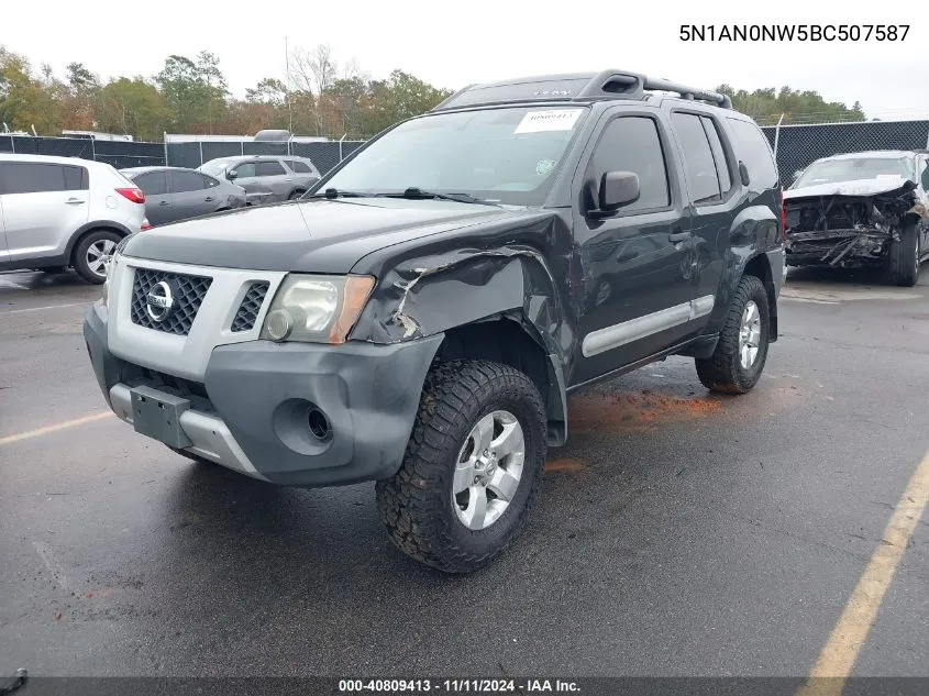 2011 Nissan Xterra Off Road/S/Se VIN: 5N1AN0NW5BC507587 Lot: 40809413