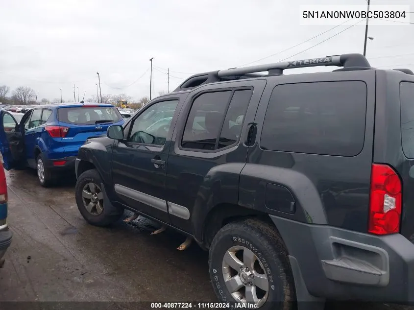 5N1AN0NW0BC503804 2011 Nissan Xterra S