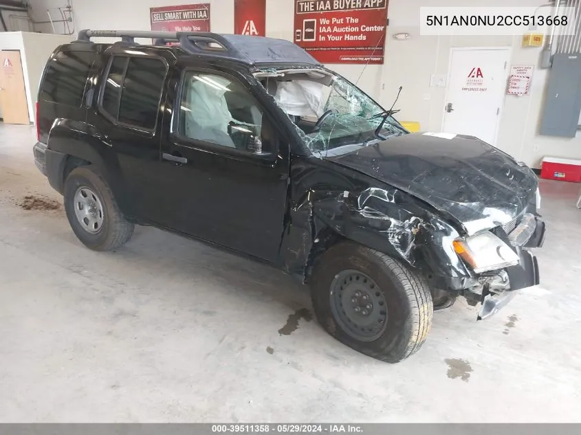 5N1AN0NU2CC513668 2012 Nissan Xterra X