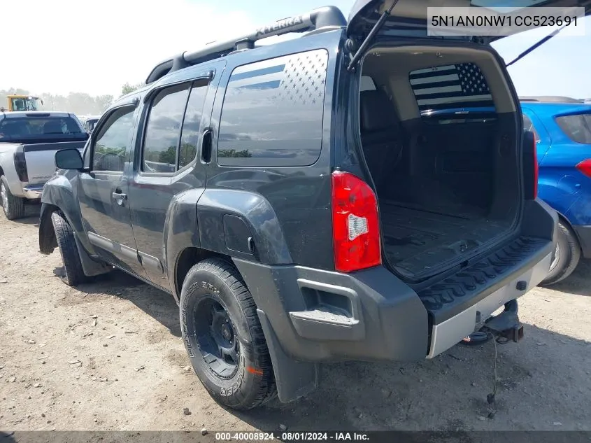 5N1AN0NW1CC523691 2012 Nissan Xterra Pro-4X