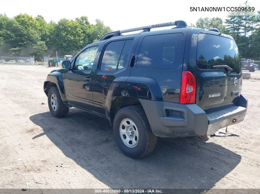 2012 Nissan Xterra X VIN: 5N1AN0NW1CC509659 Lot: 40031860