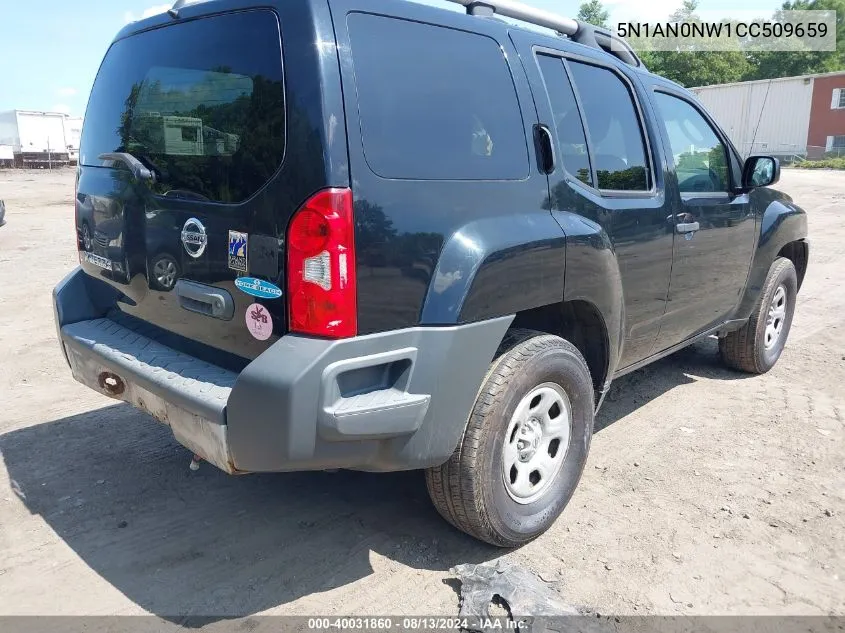 2012 Nissan Xterra X VIN: 5N1AN0NW1CC509659 Lot: 40031860