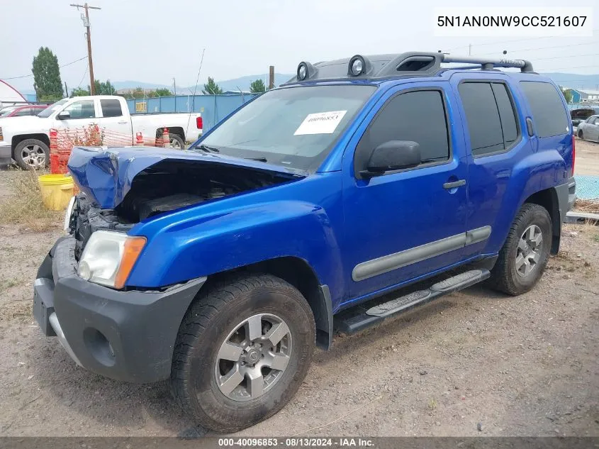 2012 Nissan Xterra Pro-4X VIN: 5N1AN0NW9CC521607 Lot: 40096853