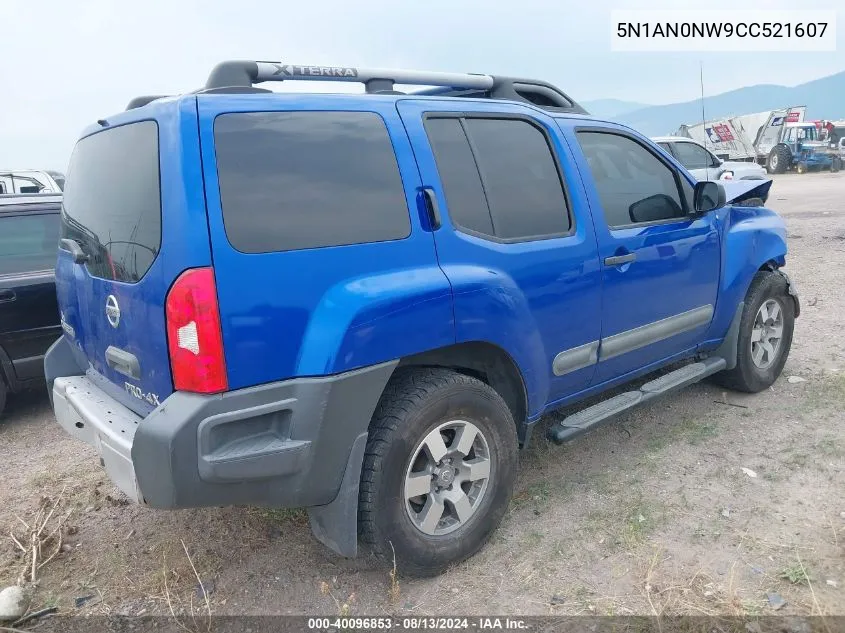 2012 Nissan Xterra Pro-4X VIN: 5N1AN0NW9CC521607 Lot: 40096853