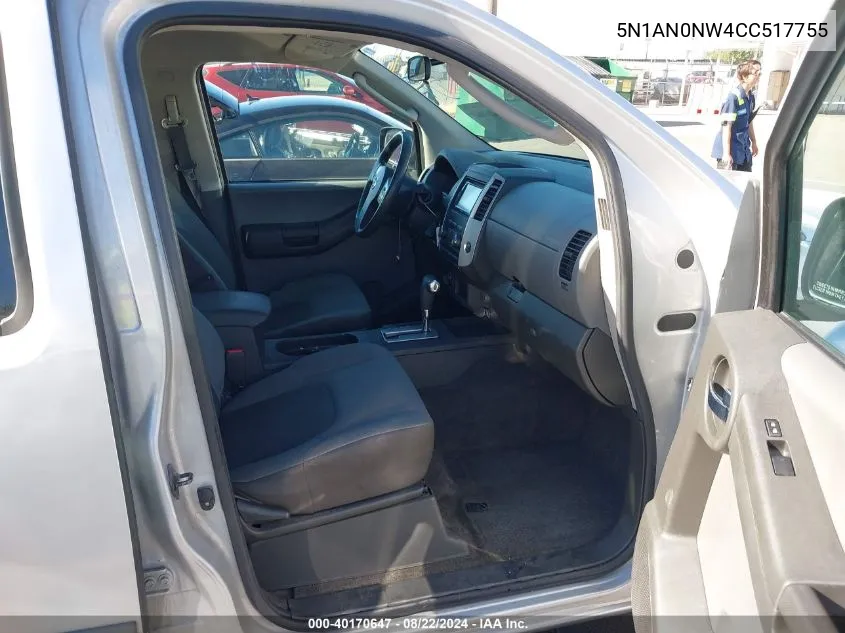 5N1AN0NW4CC517755 2012 Nissan Xterra S