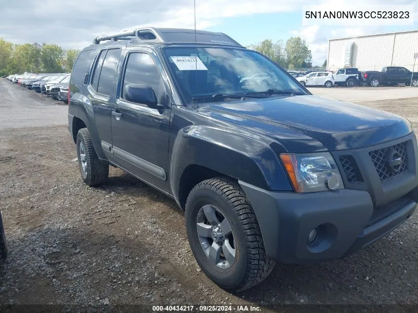 2012 Nissan Xterra S VIN: 5N1AN0NW3CC523823 Lot: 40434217