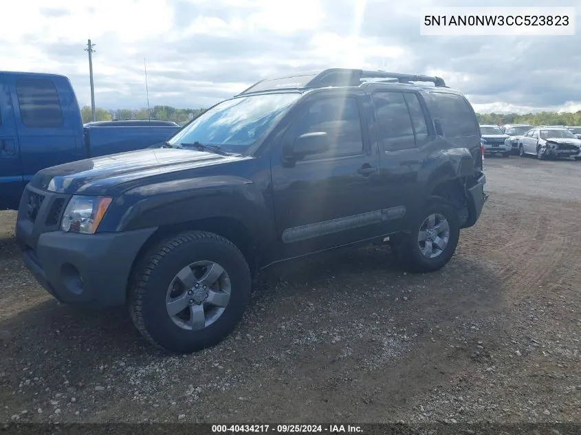 2012 Nissan Xterra S VIN: 5N1AN0NW3CC523823 Lot: 40434217