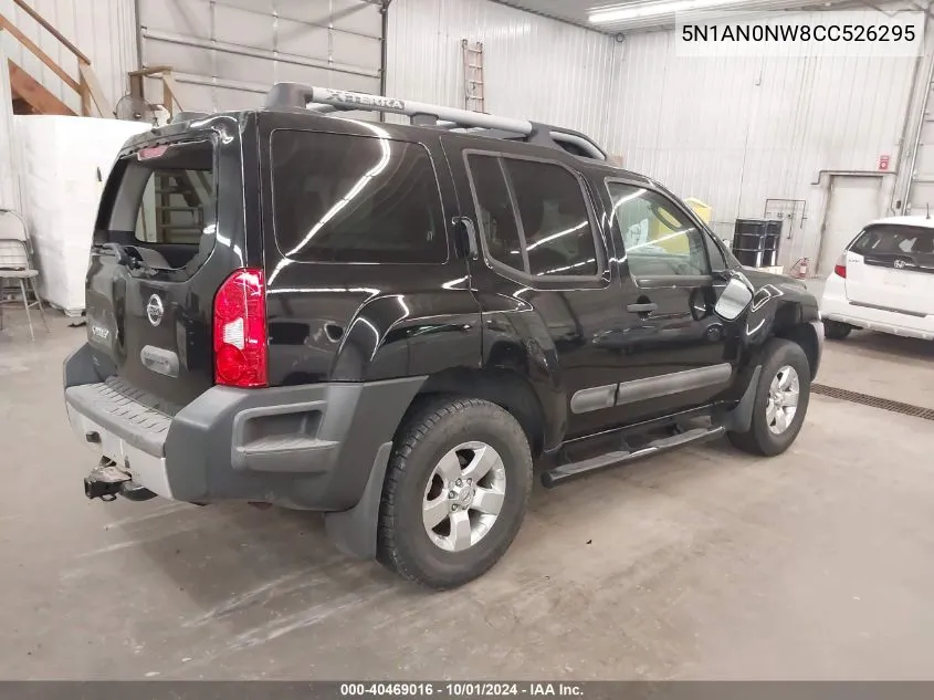 2012 Nissan Xterra Off Road/S/Se VIN: 5N1AN0NW8CC526295 Lot: 40469016