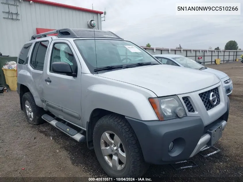 2012 Nissan Xterra S VIN: 5N1AN0NW9CC510266 Lot: 40510571