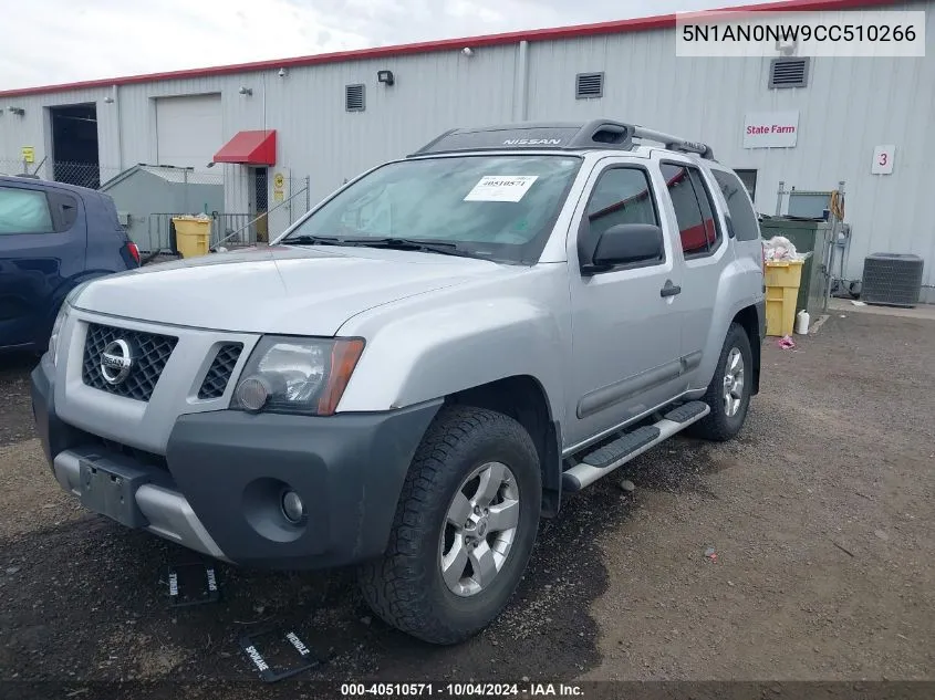 2012 Nissan Xterra S VIN: 5N1AN0NW9CC510266 Lot: 40510571