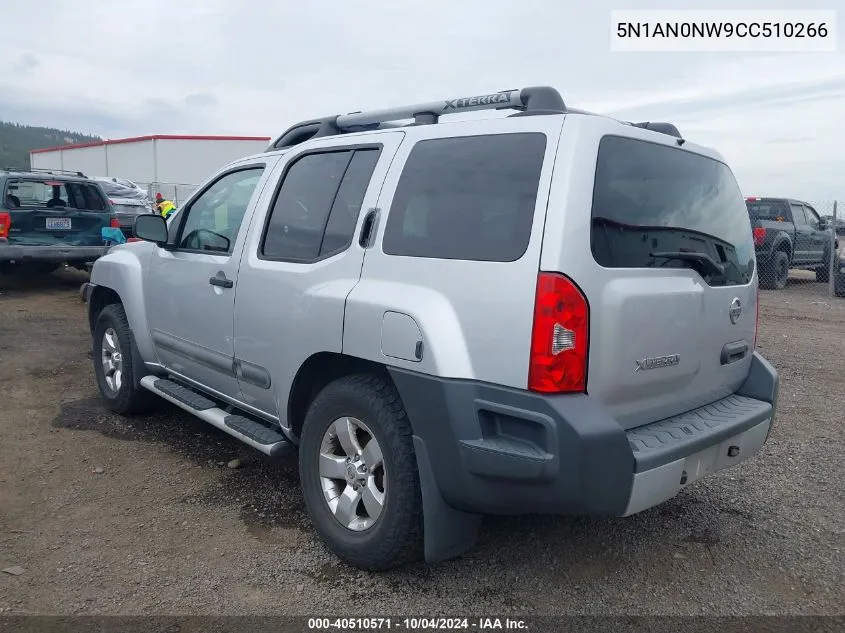 2012 Nissan Xterra S VIN: 5N1AN0NW9CC510266 Lot: 40510571