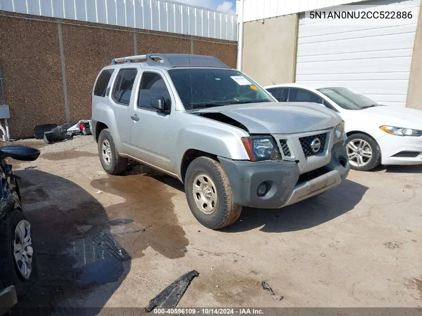 2012 Nissan Xterra X VIN: 5N1AN0NU2CC522886 Lot: 40596109