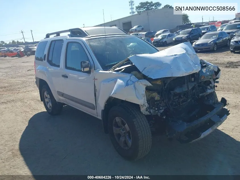 2012 Nissan Xterra S VIN: 5N1AN0NW0CC508566 Lot: 40684226