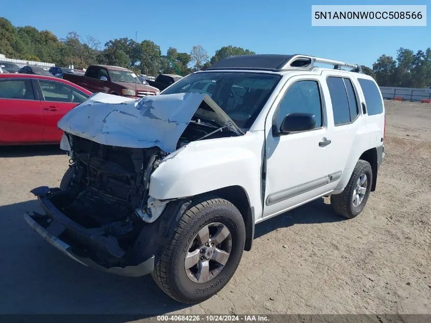 2012 Nissan Xterra S VIN: 5N1AN0NW0CC508566 Lot: 40684226