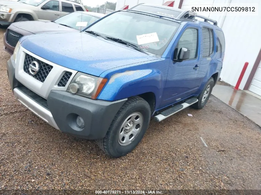 2012 Nissan Xterra X VIN: 5N1AN0NU7CC509812 Lot: 40779271