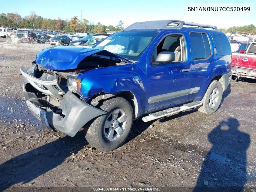 5N1AN0NU7CC520499 2012 Nissan Xterra S