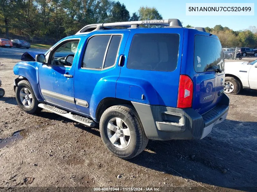 5N1AN0NU7CC520499 2012 Nissan Xterra S