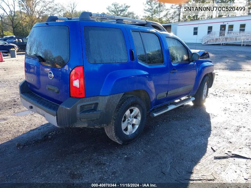 5N1AN0NU7CC520499 2012 Nissan Xterra S