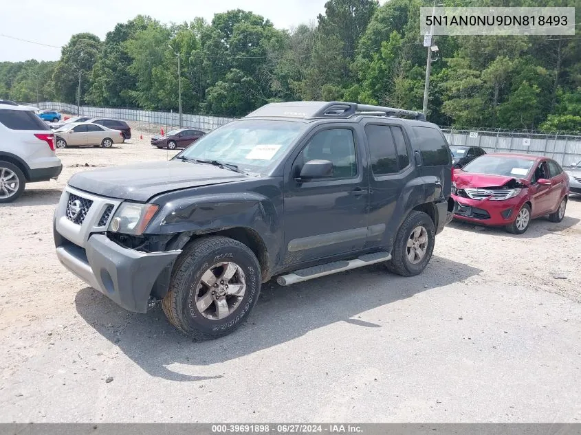 2013 Nissan Xterra S VIN: 5N1AN0NU9DN818493 Lot: 39691898