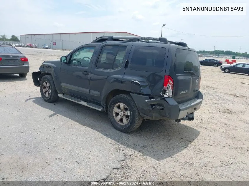 2013 Nissan Xterra S VIN: 5N1AN0NU9DN818493 Lot: 39691898