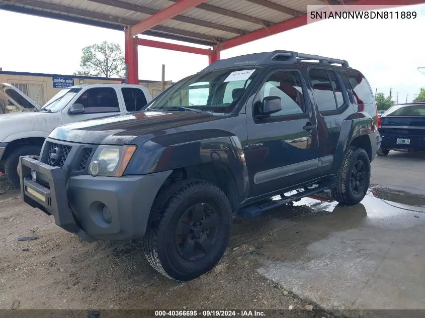 2013 Nissan Xterra S VIN: 5N1AN0NW8DN811889 Lot: 40366695