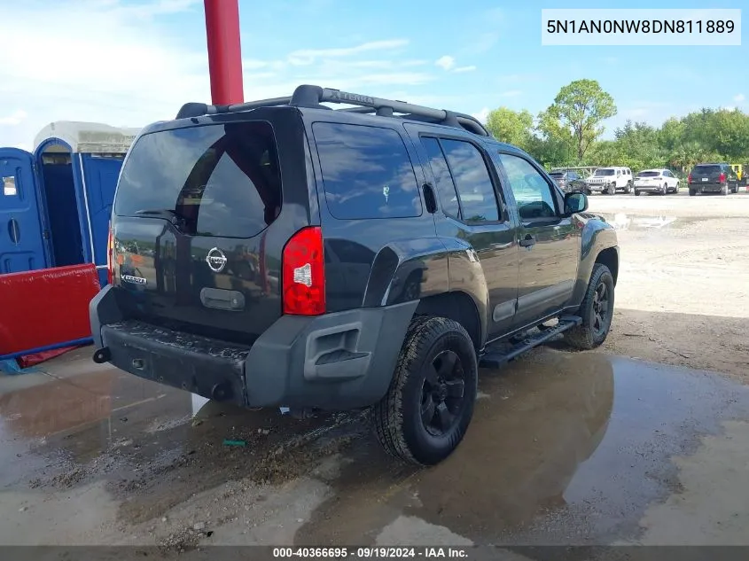 2013 Nissan Xterra S VIN: 5N1AN0NW8DN811889 Lot: 40366695