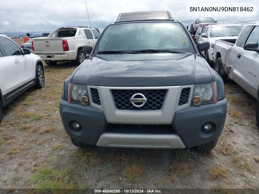 2013 Nissan Xterra S VIN: 5N1AN0NU9DN818462 Lot: 40540295