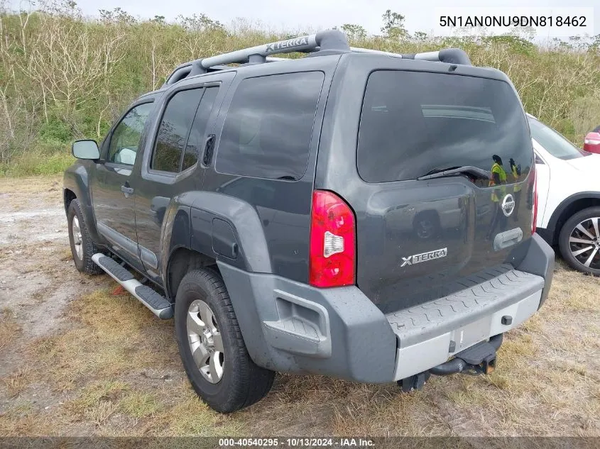 2013 Nissan Xterra S VIN: 5N1AN0NU9DN818462 Lot: 40540295