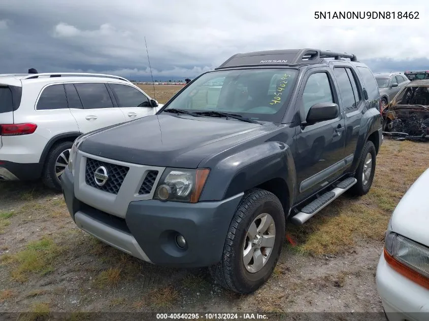 2013 Nissan Xterra S VIN: 5N1AN0NU9DN818462 Lot: 40540295