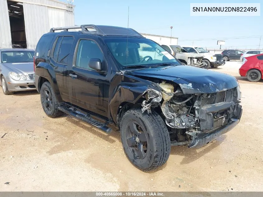 2013 Nissan Xterra X VIN: 5N1AN0NU2DN822496 Lot: 40565008