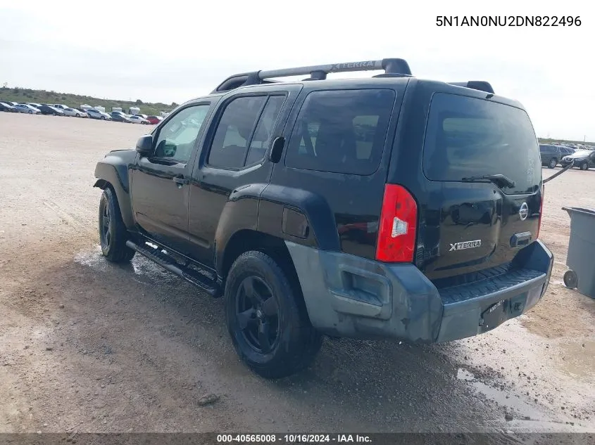 2013 Nissan Xterra X VIN: 5N1AN0NU2DN822496 Lot: 40565008